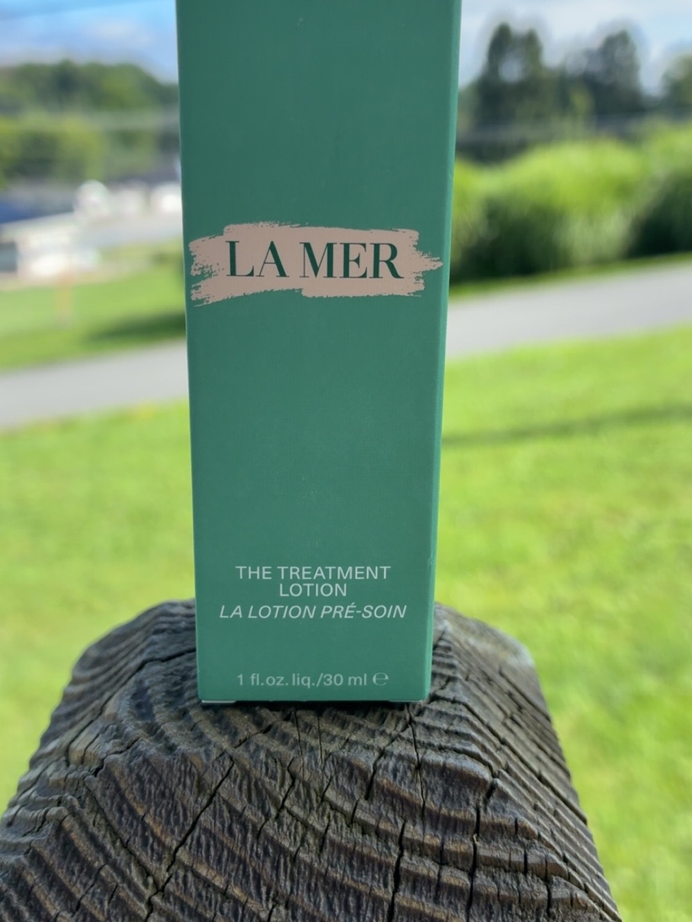 La Mer Treatment Lotion - Teal Green Box